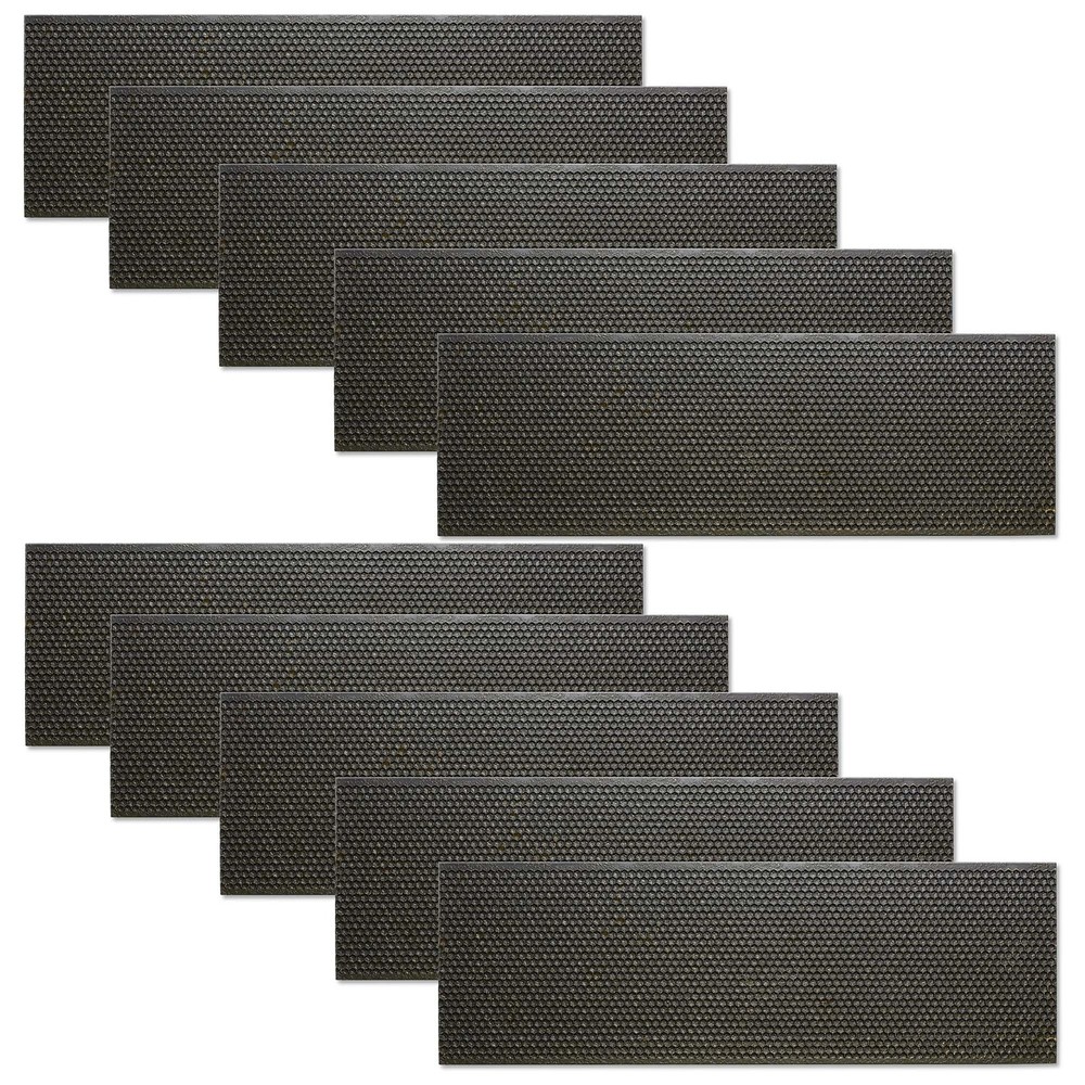 6" Bee Frame Foundations - Beeswax Coated Black Foundation Sheets for Medium ...
