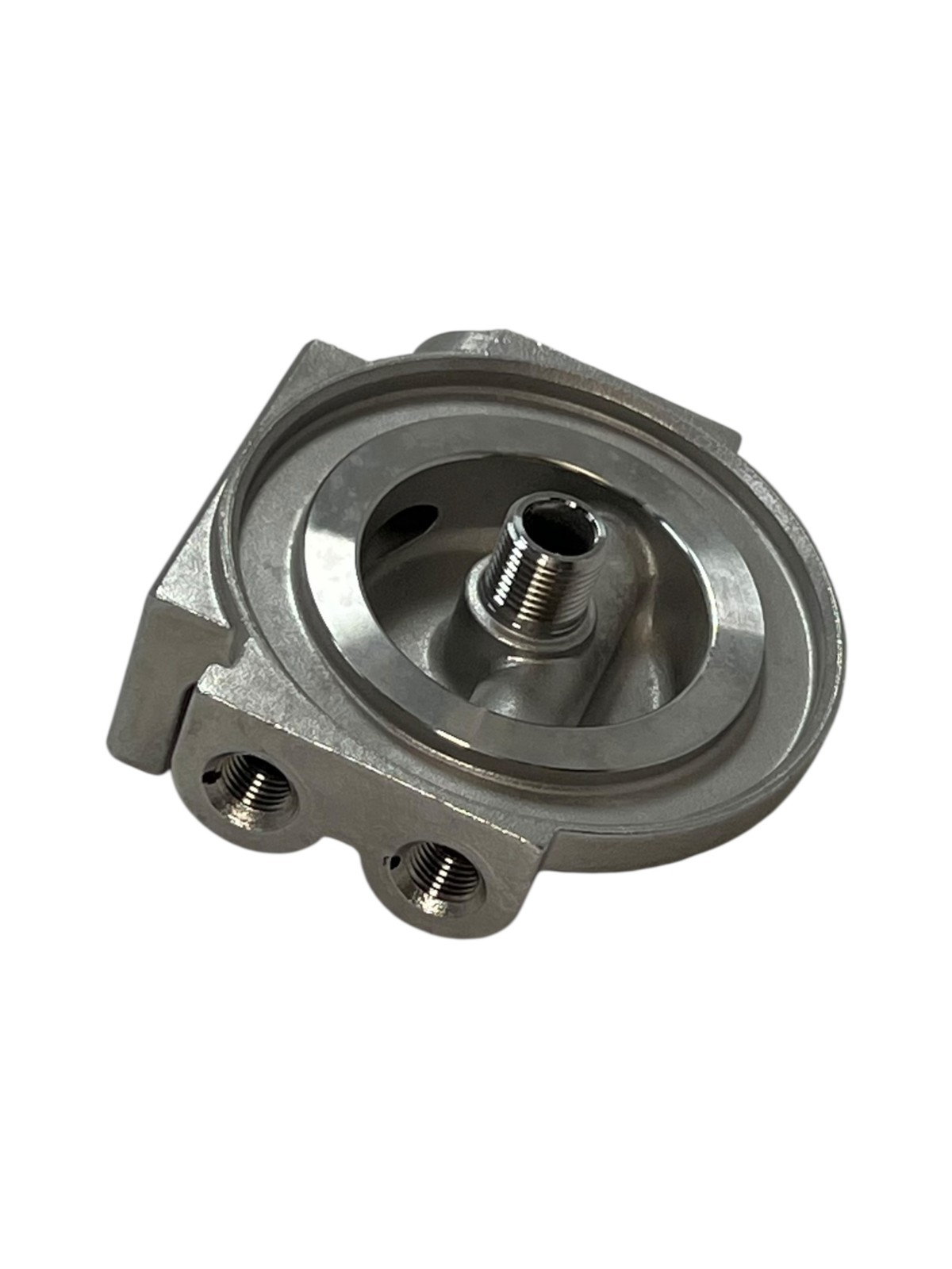 Sierra Marine 18-7776, 3/8 Fuel / Water Separator Stainless Bracket, (No Plugs)