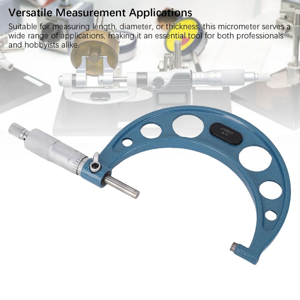 Professional Outside Micrometer Set For Precise Measurements 3-4in
