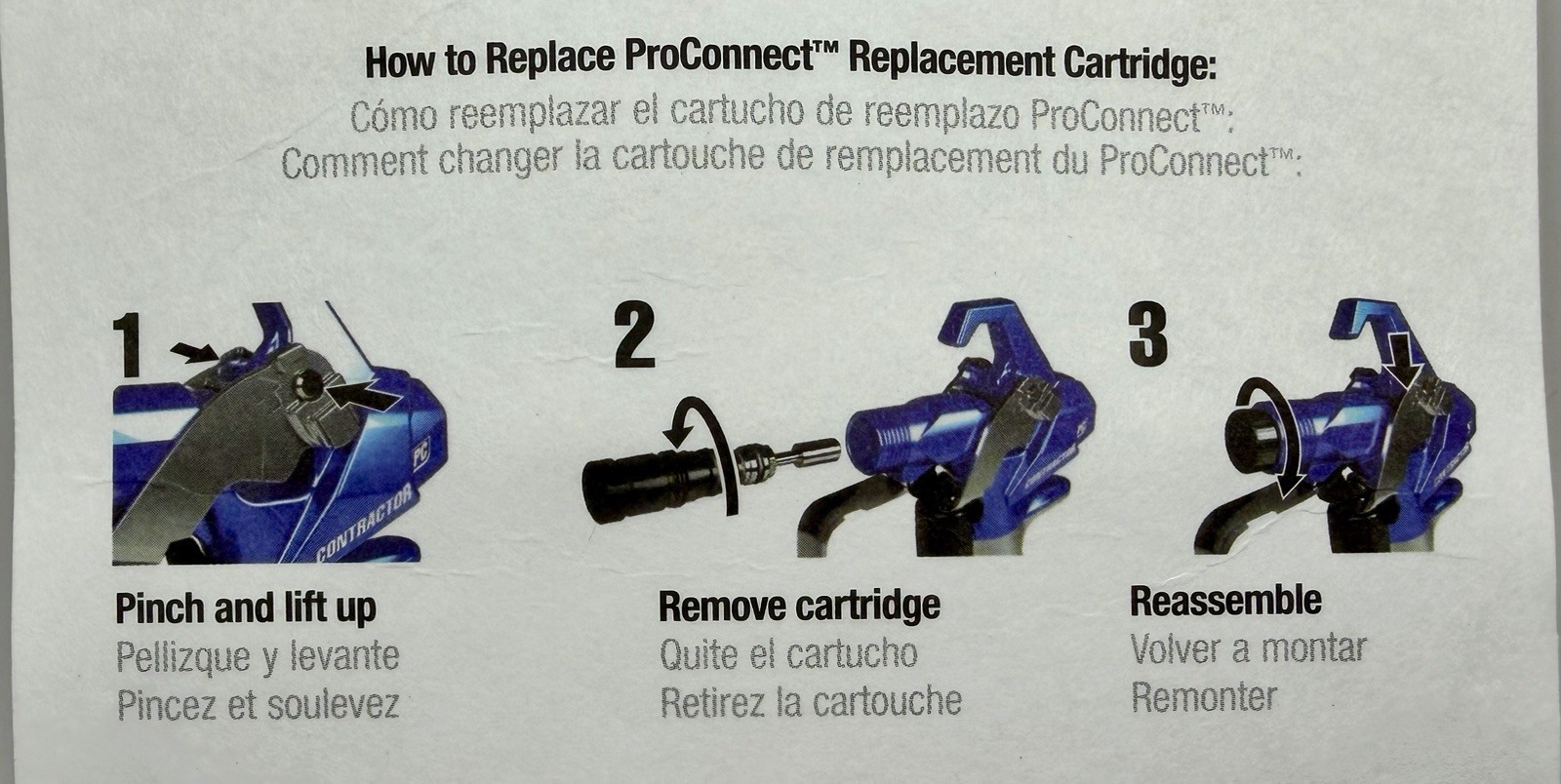 NEW Graco 17Y297 Contractor PC ProConnect Repl Cartridge GENUINE - SHIPS FREE!