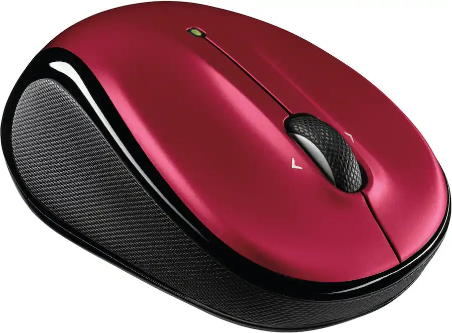 Logitech M325 Wireless Mouse for Web Scrolling PC / MAC / Laptop Linux Red
