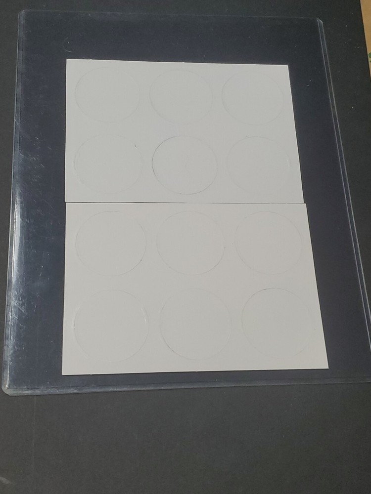 Star Trek Generations Unpunched Pog / Space Cap Sheets Two Different Pog Sheets