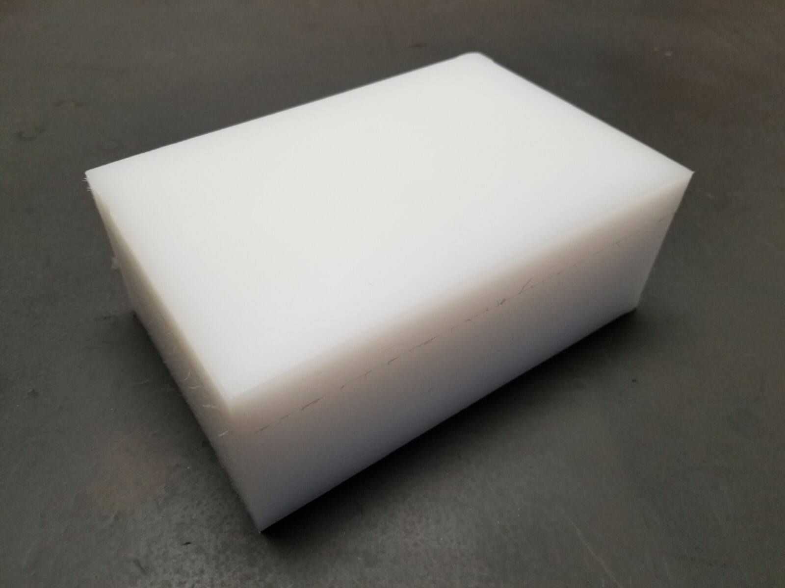 (QTY 6) UHMW Polyethylene Plastic 2-1/2'' x 5'' x 7'' (oversized) FREE SHIPPING