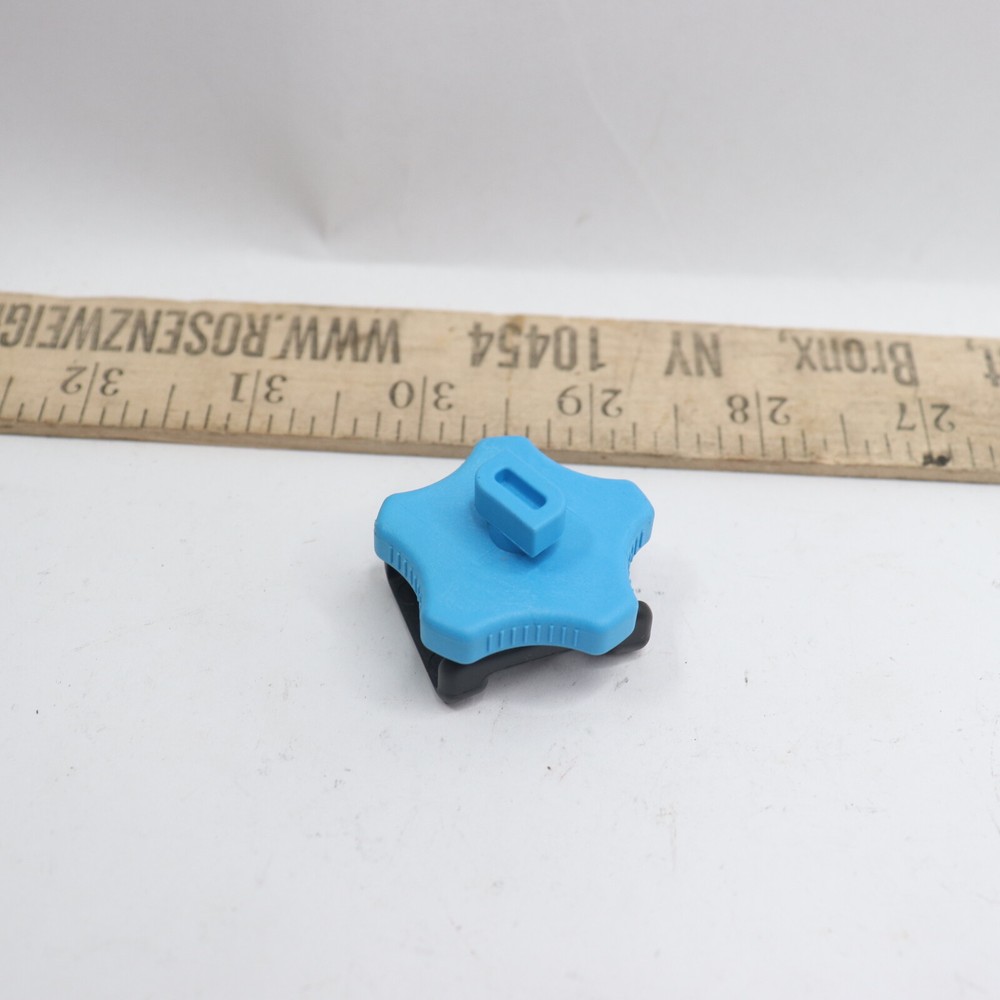 (12-Pk) Vertical Cable Manager Half Spool Kit Blue/Black 2" Diameter