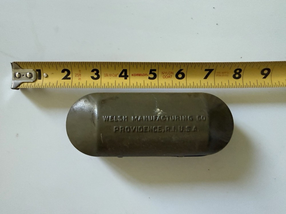 Vintage Welsh Manufacturing Safety Glass Case Made In USA