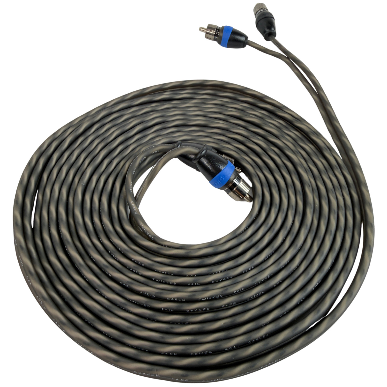 Sky High Car Audio Twisted OFC RCA Cable 2 Channel Car Audio Interconnect