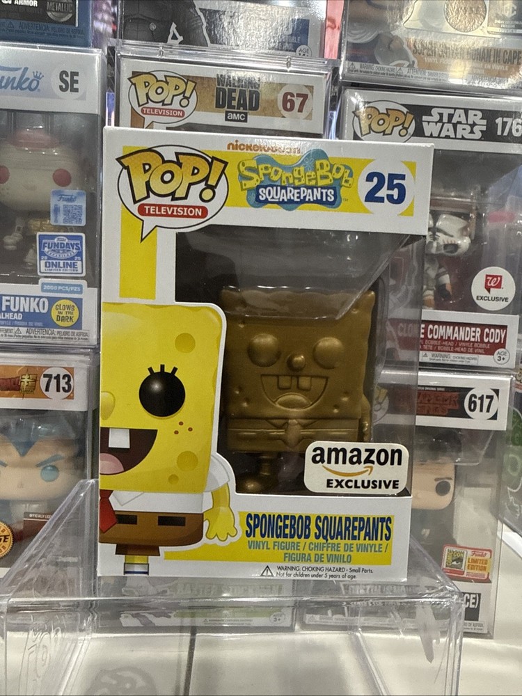 Funko Pop! Nickelodeon - Spongebob Squarepants #25 Amazon Gold