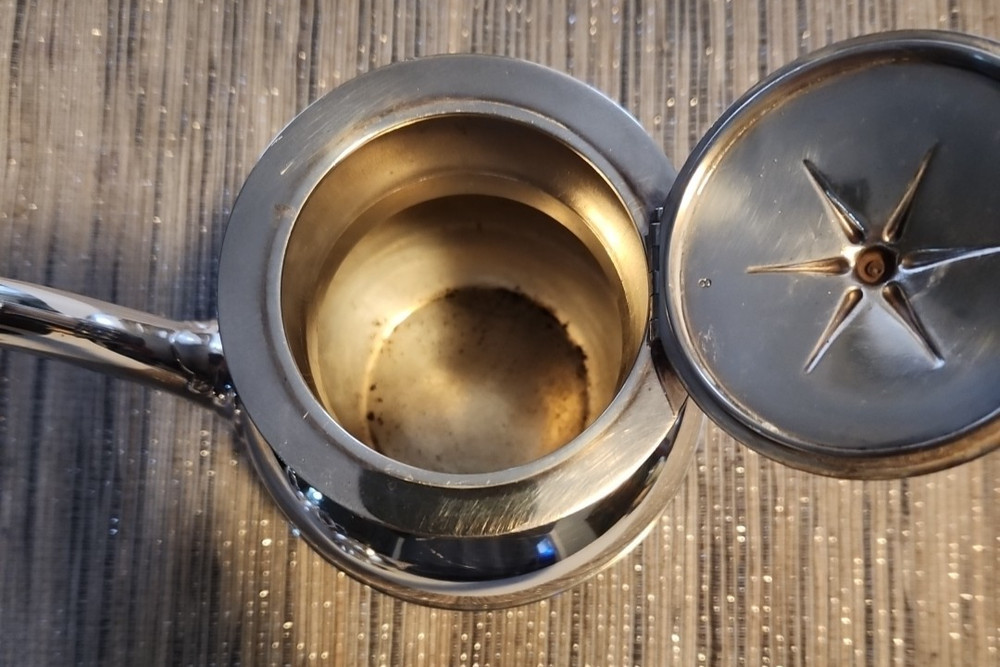 5 Piece Gorham Silver-Plated Holloware 0121 Silver Soldered Coffee & Tea Set