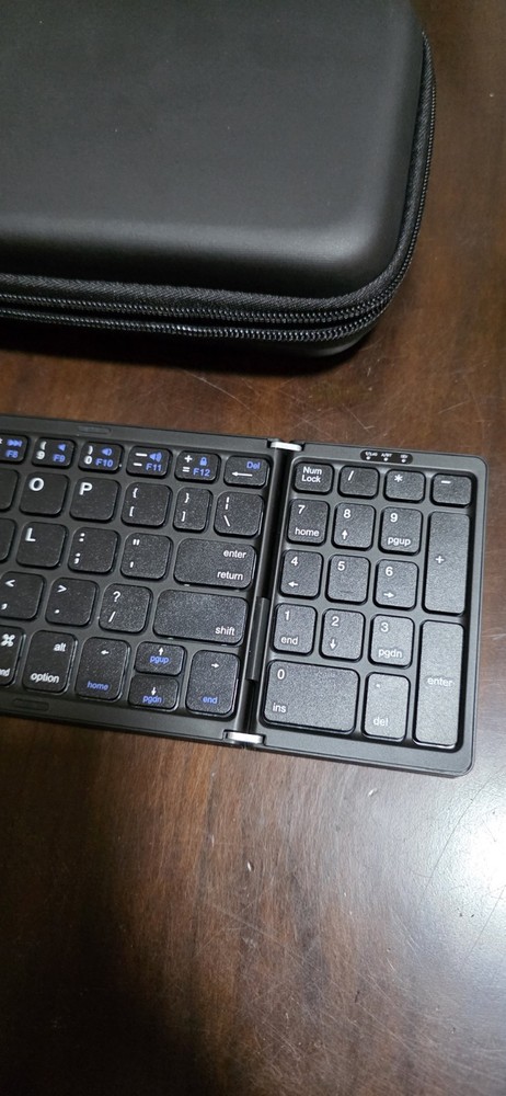 Foldable Keyboard and Mouse EDJO Folding Wireless Keyboard Mouse Combo