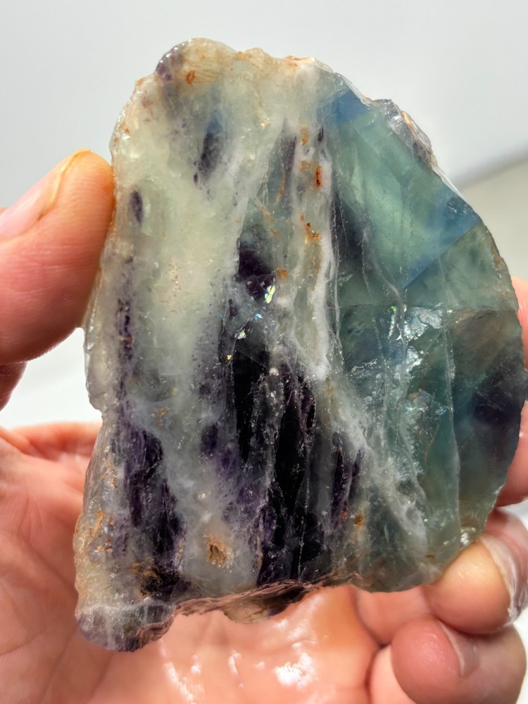 Fluorite slab Cabbing Lapidary Combo Ship Avail