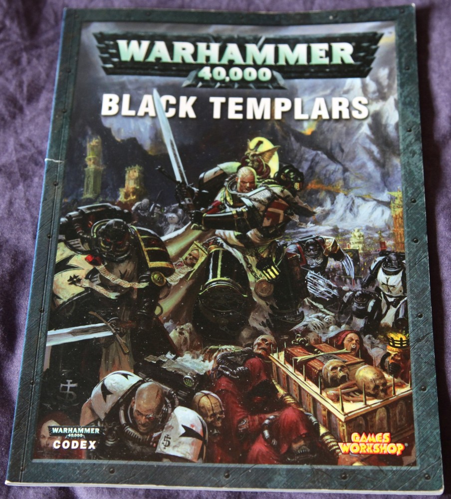Warhammer 40k, Black Templars Codex, 4th Edition, 2005, Games Workshop