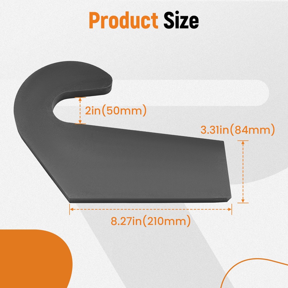 Bucket Fork Quick Mount Brackets 4PCS for Excavator Loader 2" Pin Diameter