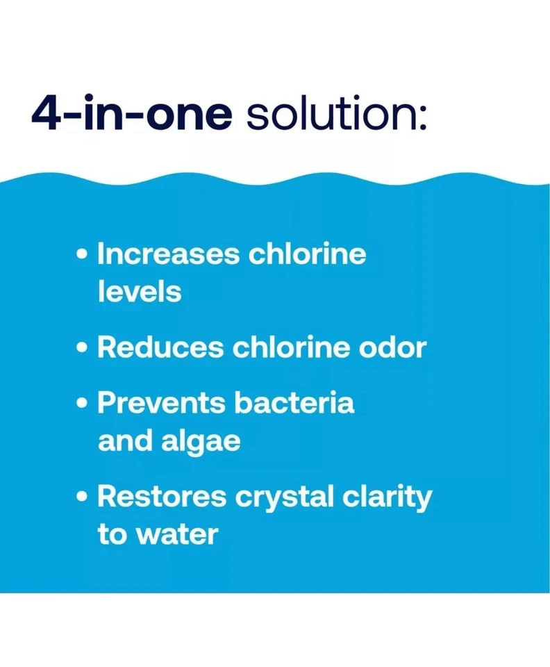 HTH Pool Care Advanced Cleaning for Swimming Pools, 1 lbs - Treats 13,500 Gallon