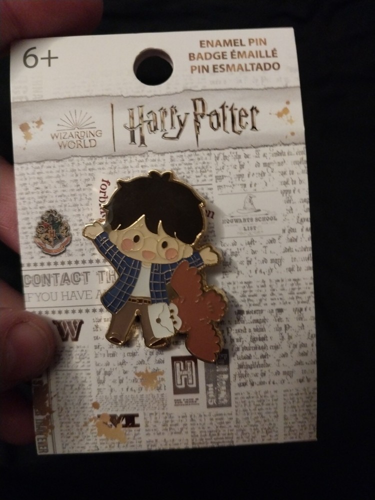 Harry Potter Chibi Harry and Hedwig pin