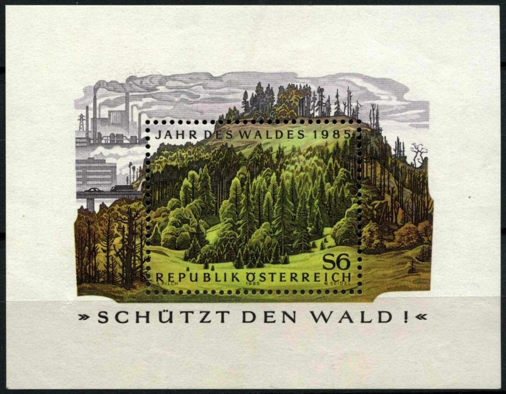 Austria, Forestry Year SS 1985, MNH