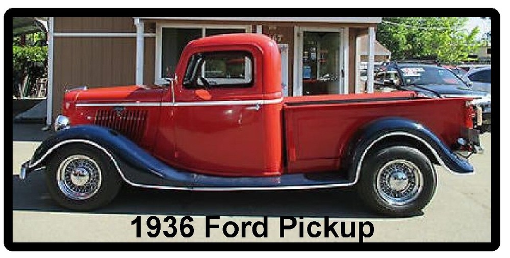 1936 Ford Pickup Refrigerator Magnet