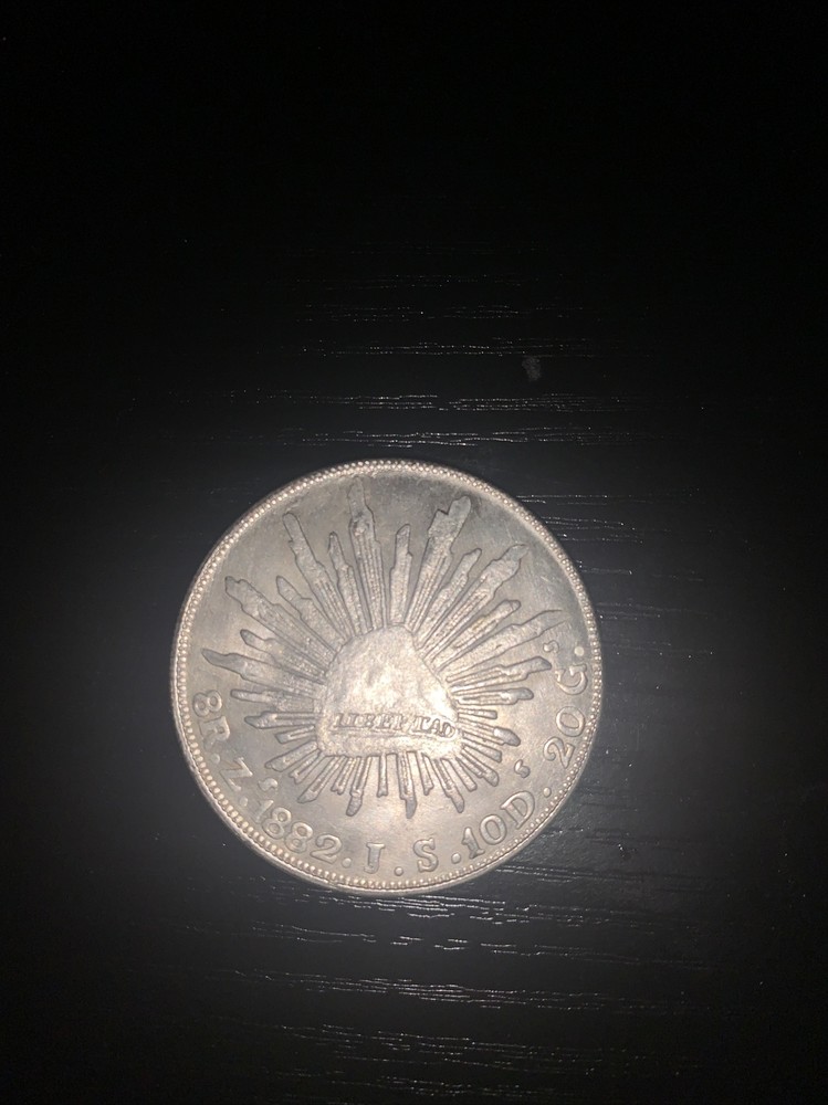 1882 Mexican Republic Coin