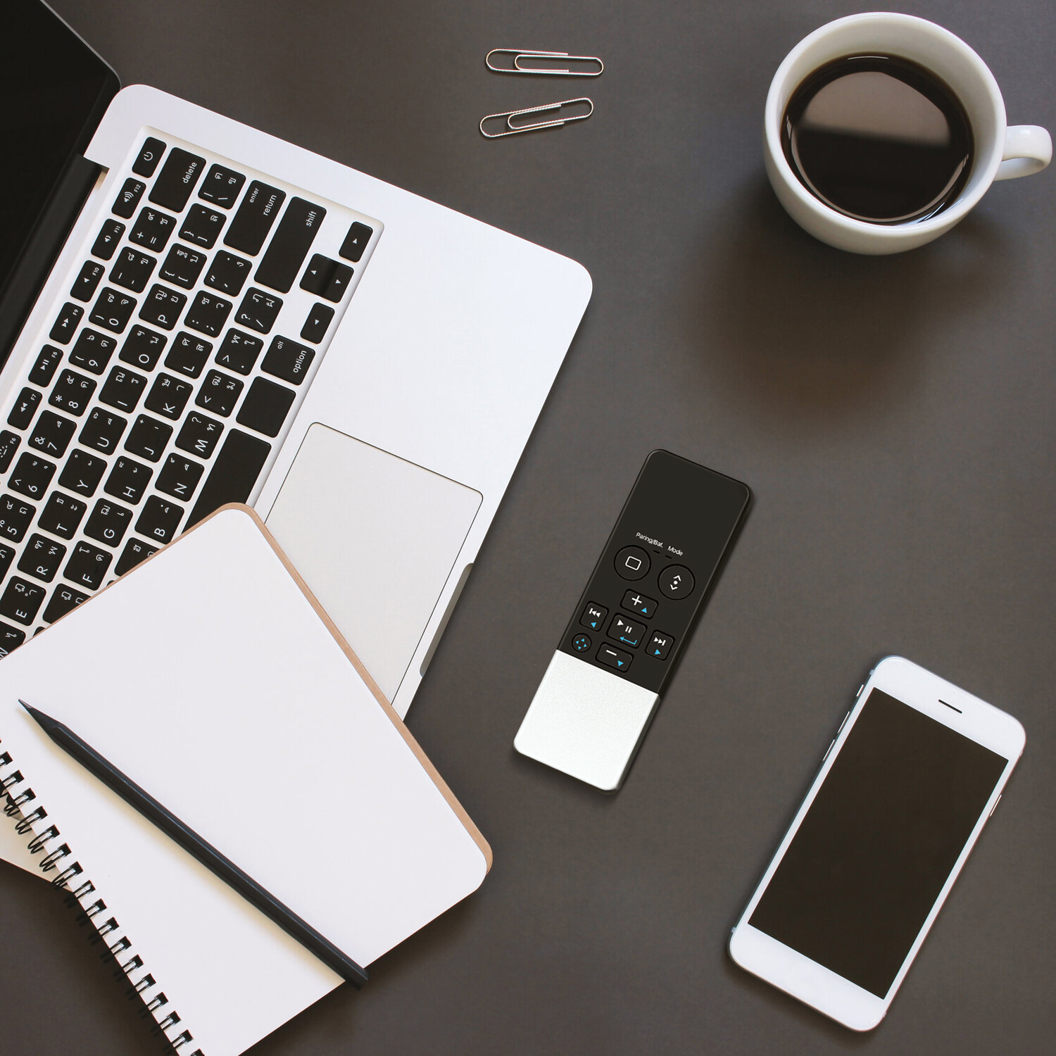 Bluetooth Media Remote Control for iPhone iPad Android PC, iPad Macbook Pro Air