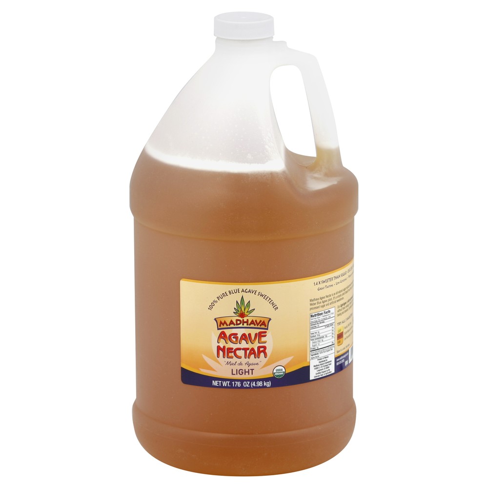 Madhava Agave Nectar Light Organic 176 oz