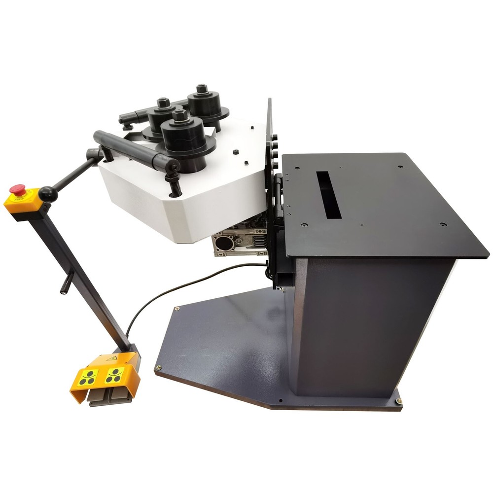 220V Pinch Roll Bender Ring Roller Roll Bender Round Bending Machine Bending Ste