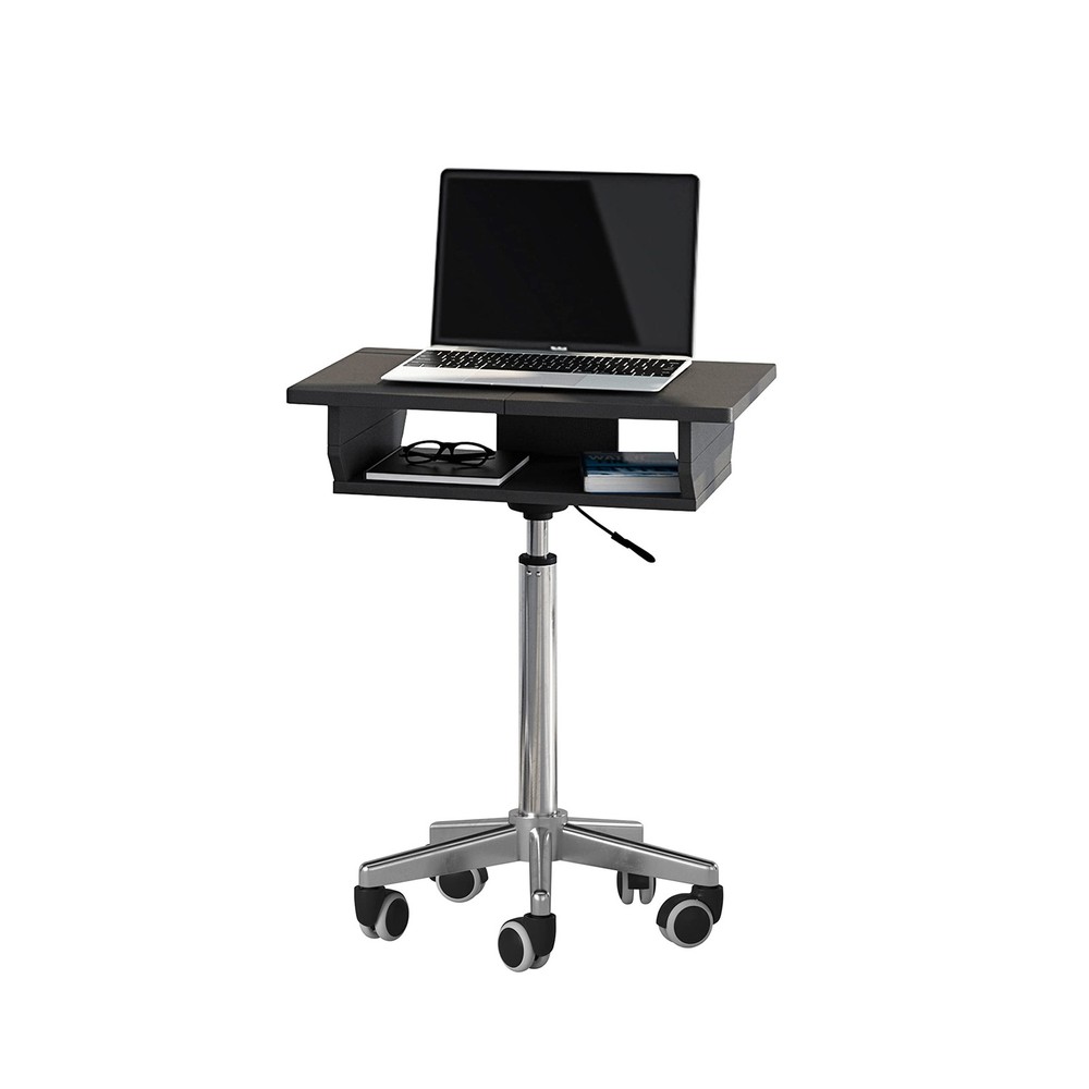 Techni Mobili Rolling Laptop Stand Extendable Panels Adjustable Height