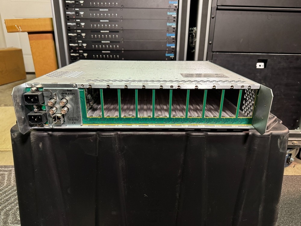 Ross DFR-8321 OpenGear 2RU Rack Module Frame Empty, No Cards, for BMD, Decimator