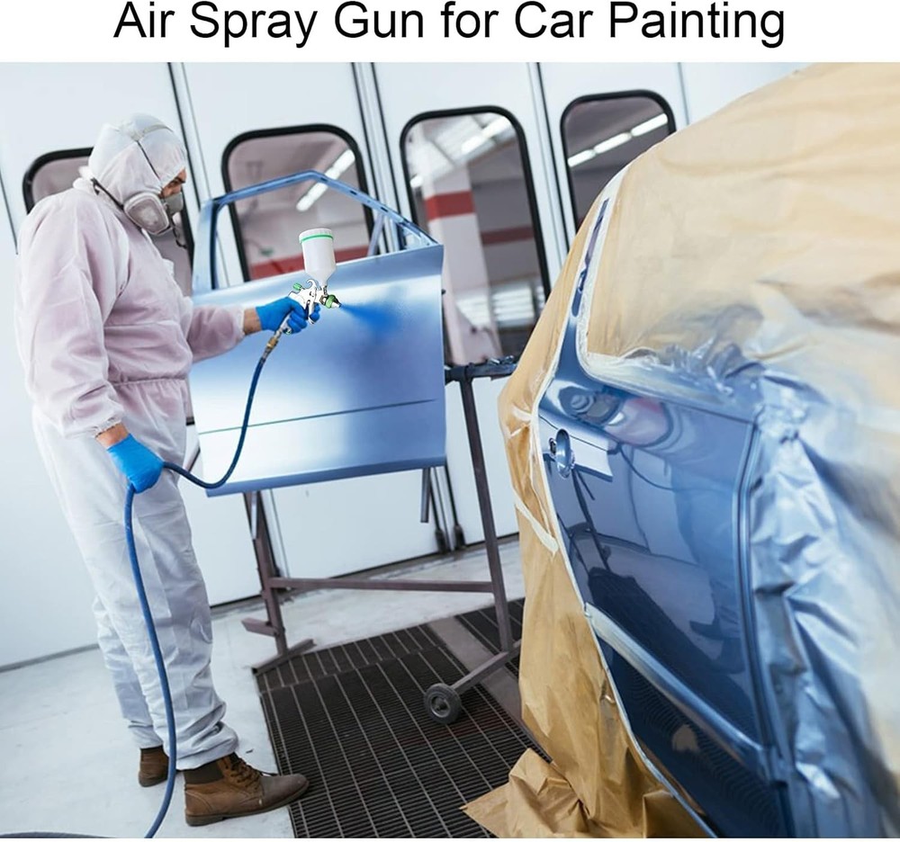 Paint Sprayer 1.4mm Tip with Replaceable 1.7mm 2.0mm Nozzle