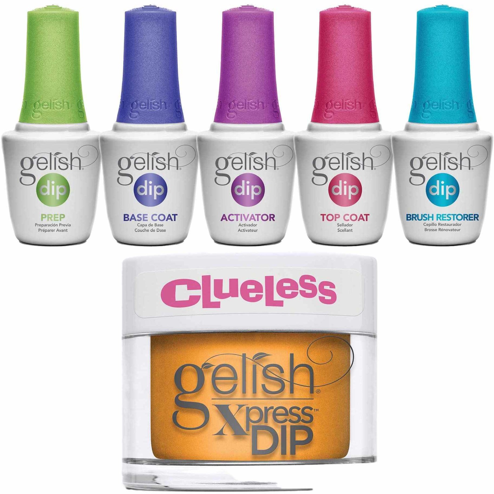 Gelish Dip Bundle, Includes Basix Kit and Marigold Creme Dip Powder