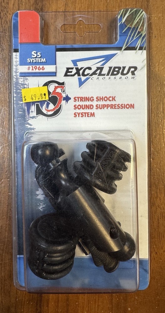 New Excalibur Crossbow S5 String Shock Sound Suppression System 1966