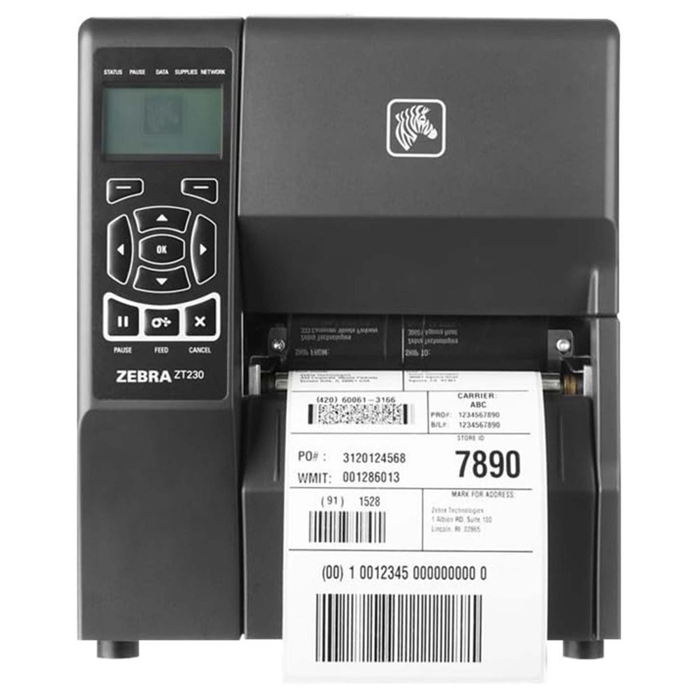 ZEBRA ZT230 THERMAL LABEL PRINTER USB LAN SERIAL ETHERNET