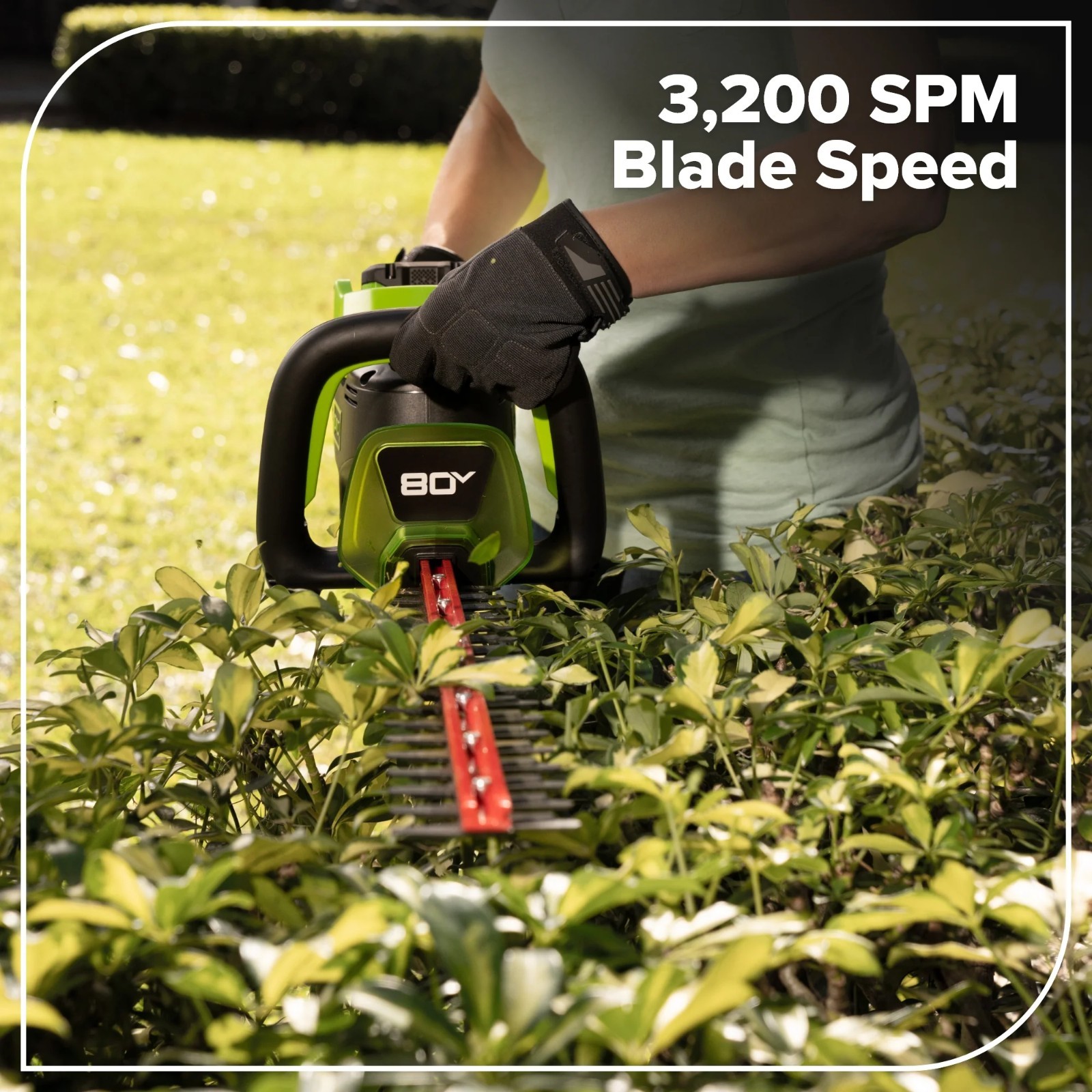 Greenworks 80V 26" Cordless Hedge Trimmer Electric Hedge Trimmer, Tool Only