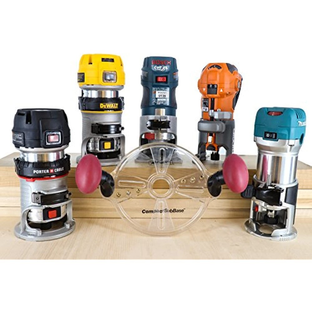 Milescraft 1225 Compact Sub Base - Universal Sub Base for Compact / Trim Routers