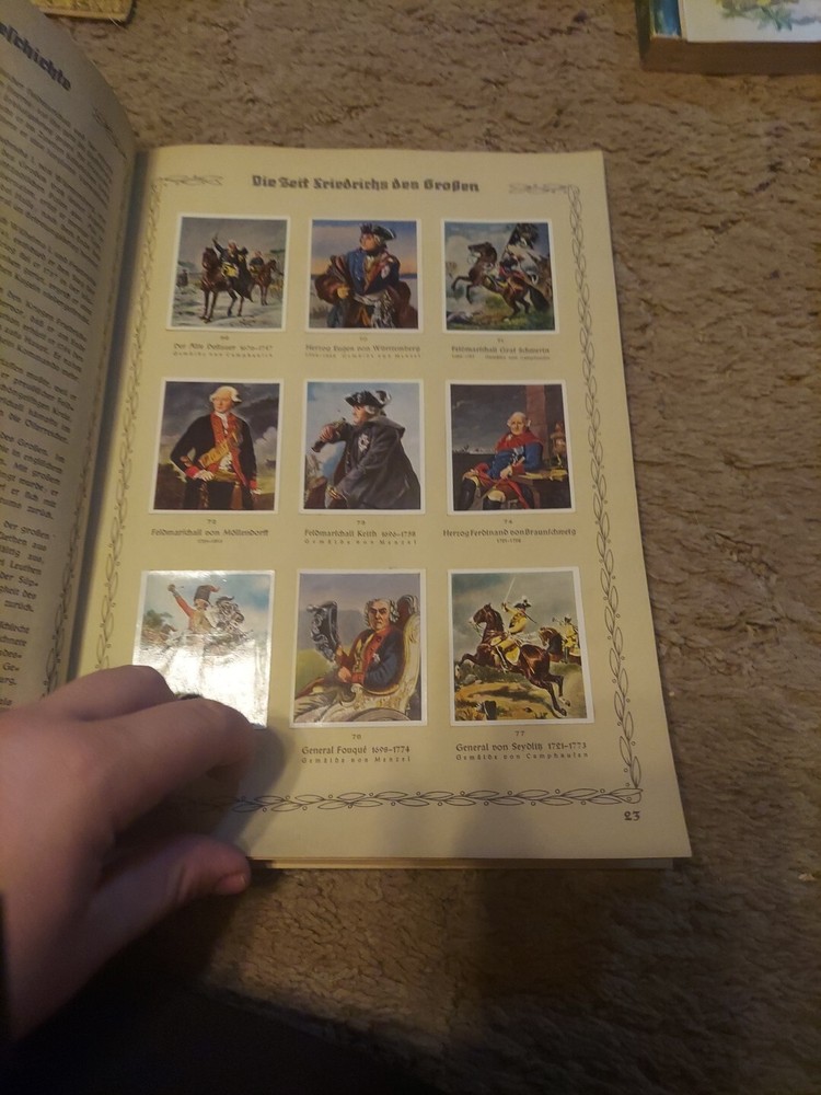 Ww1 German Card Book Completed