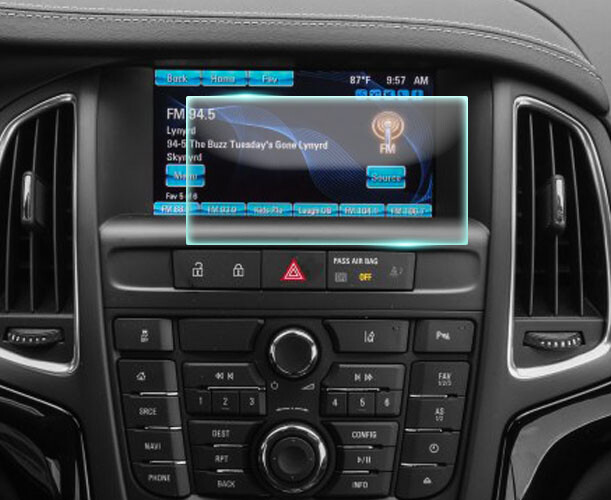 Crystal Clear Screen Protector for 2019 Buick Cascada Vehicle Navigation