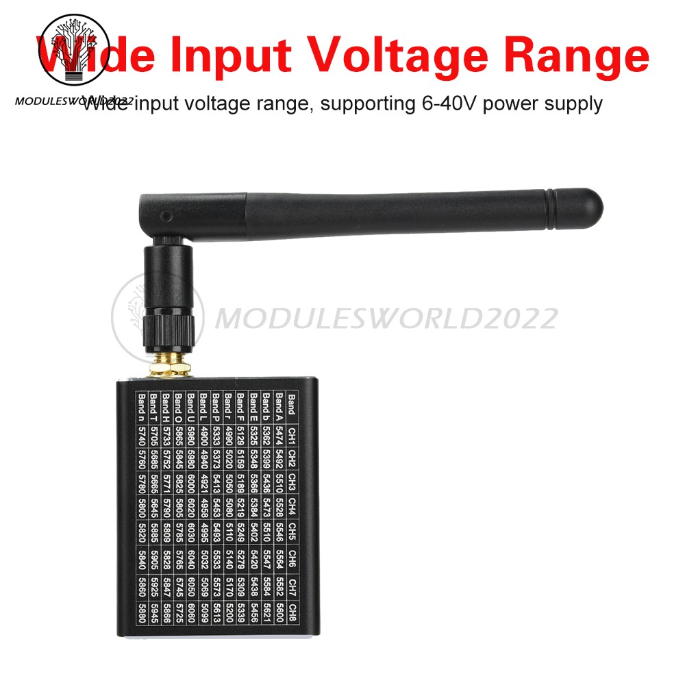 DC6-40V RC5896S Receiver 5.8GHz Video Receiver Compatible 5.8G Image Transmitter