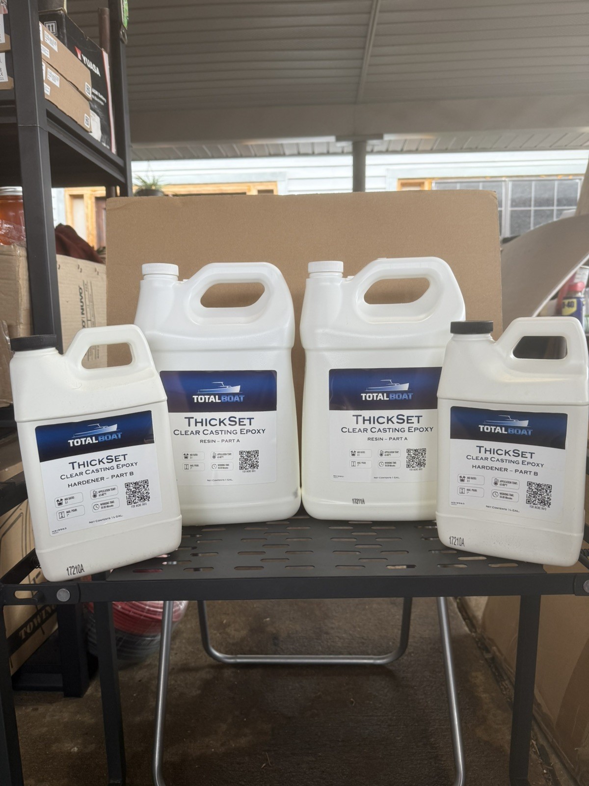 TotalBoat Thickset Clear Casting Epoxy Kit 2.6 Gallons