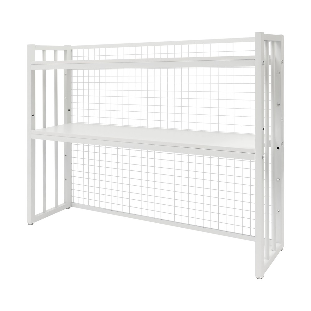 Desktop Bookcase Organizer Table Storage Bookshelf Computer Desk Organizer Rack