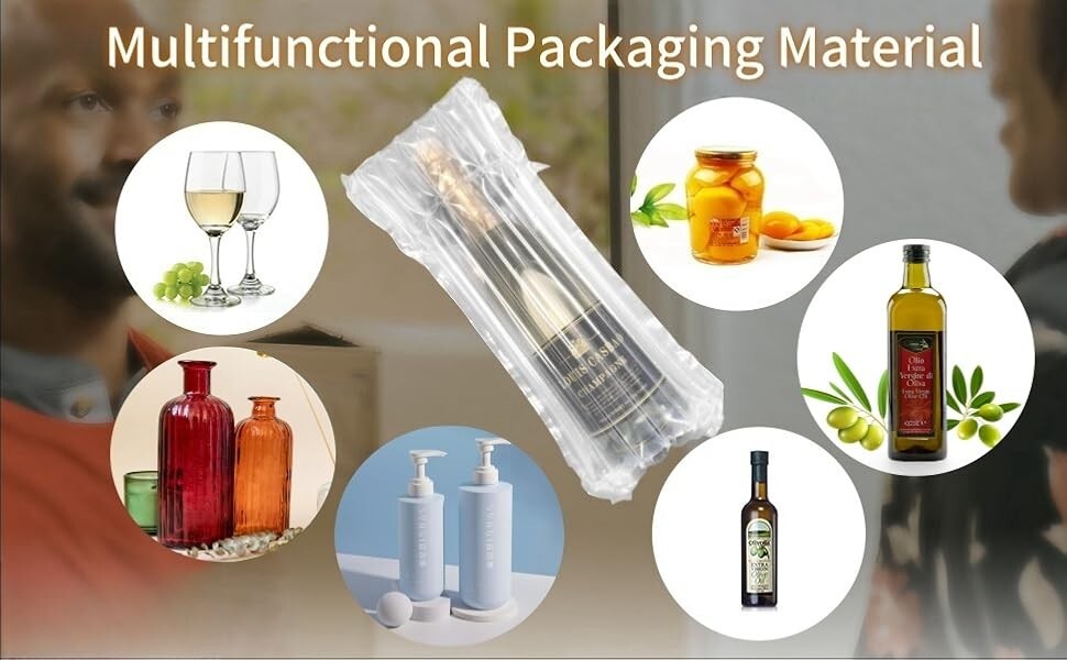 Reusable & Inflatable Wine Bottle Protector For Luggage