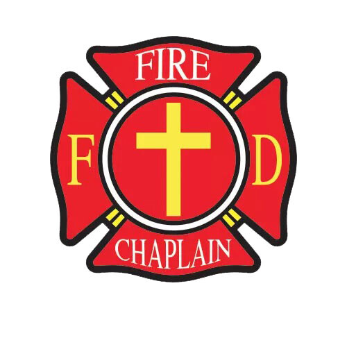 Fire Chaplain Maltese Shaped Sticker Decal