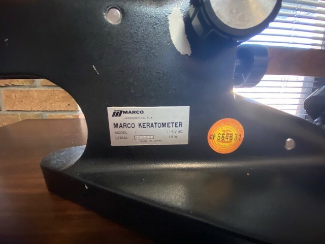 MARCO KERATOMETER
