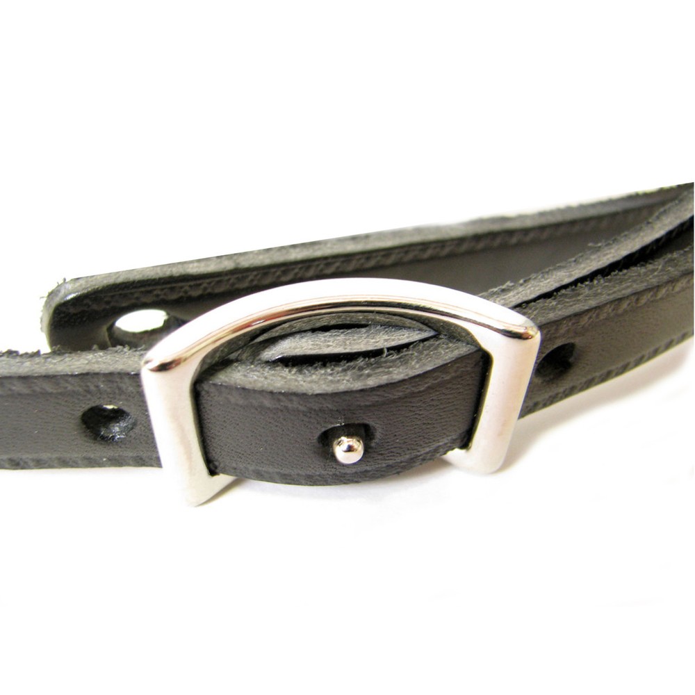 Gretsch Vintage Style Leather Guitar Strap - Black