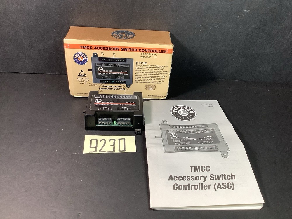 Lionel 6-14182 TMCC Accessory Switch Controller for TrainMaster Command Control