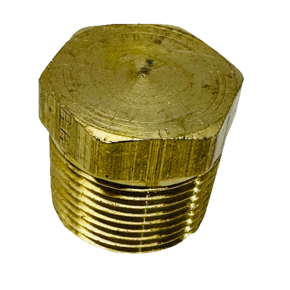 BRASS BLOCK OFF PLUG 3/4″ BSP MALE THREAD
