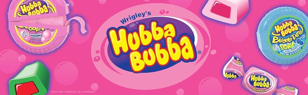 Sour Blue Raspberry Bubble Gum, 5 Piece