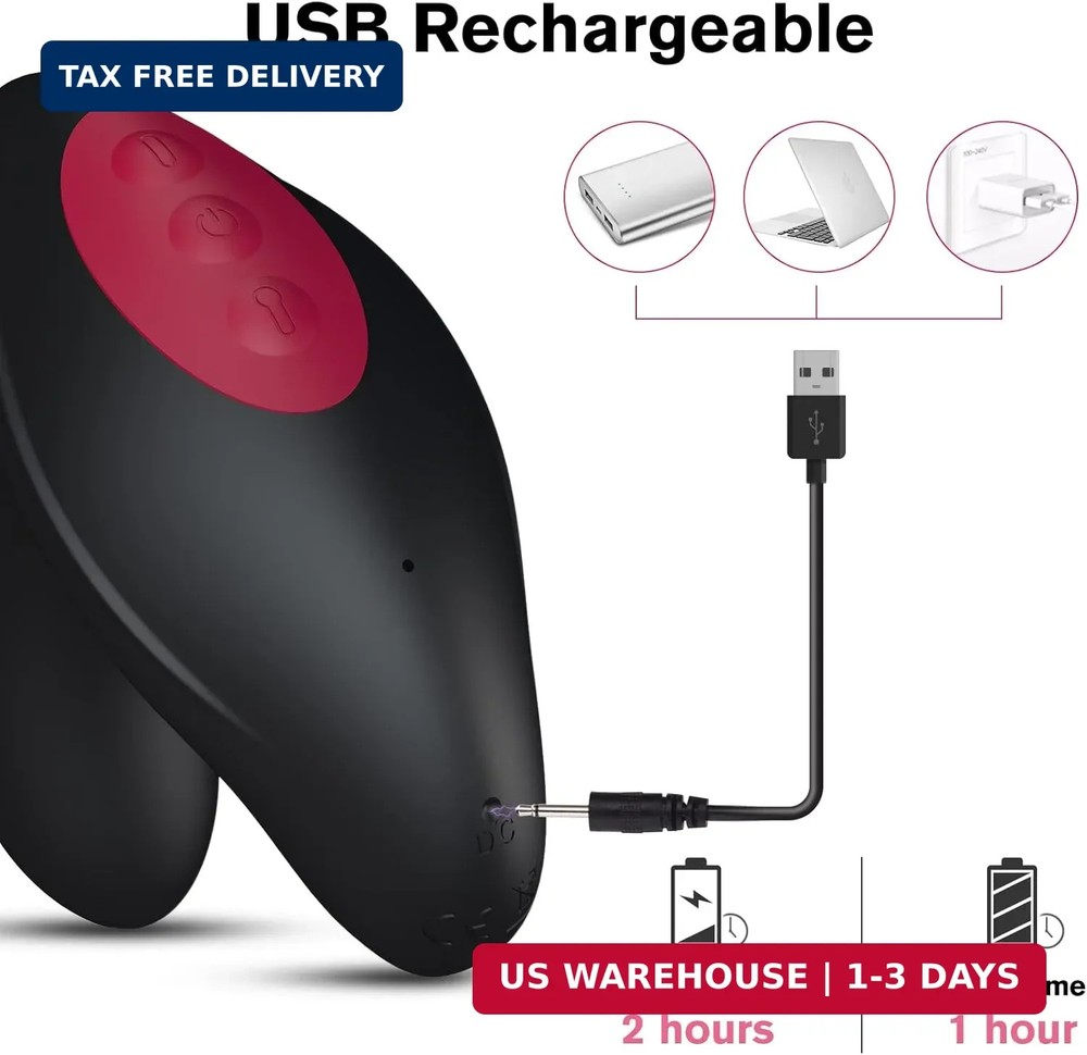 Prostate Massager Inflatable Butt Plug - Remote Control Anal Vibrator with Autom