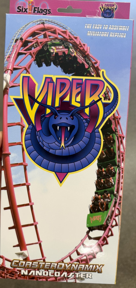 Six Flags Magic Mountain Viper Coasterdymamix nanocoaster collectible
