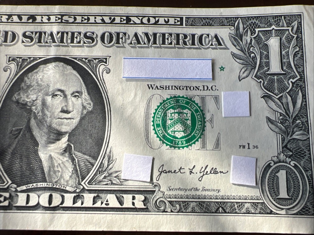 $1 COMMON Star Notes One Dollar Bill Random Note Random District Random Series