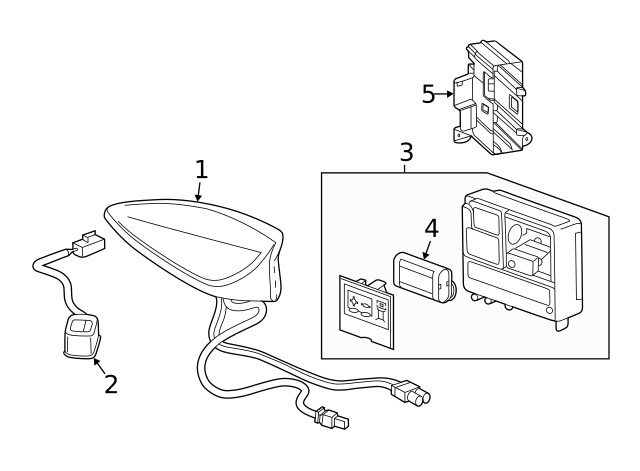 Genuine GM Communication Interface Module Bracket 84909310