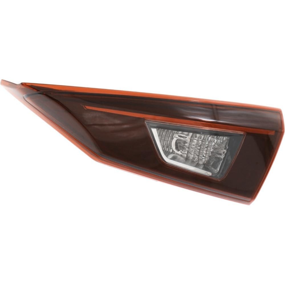 Passenger Inner Side Tail Light Clear Red Lens Halogen Bulb MA2803123C