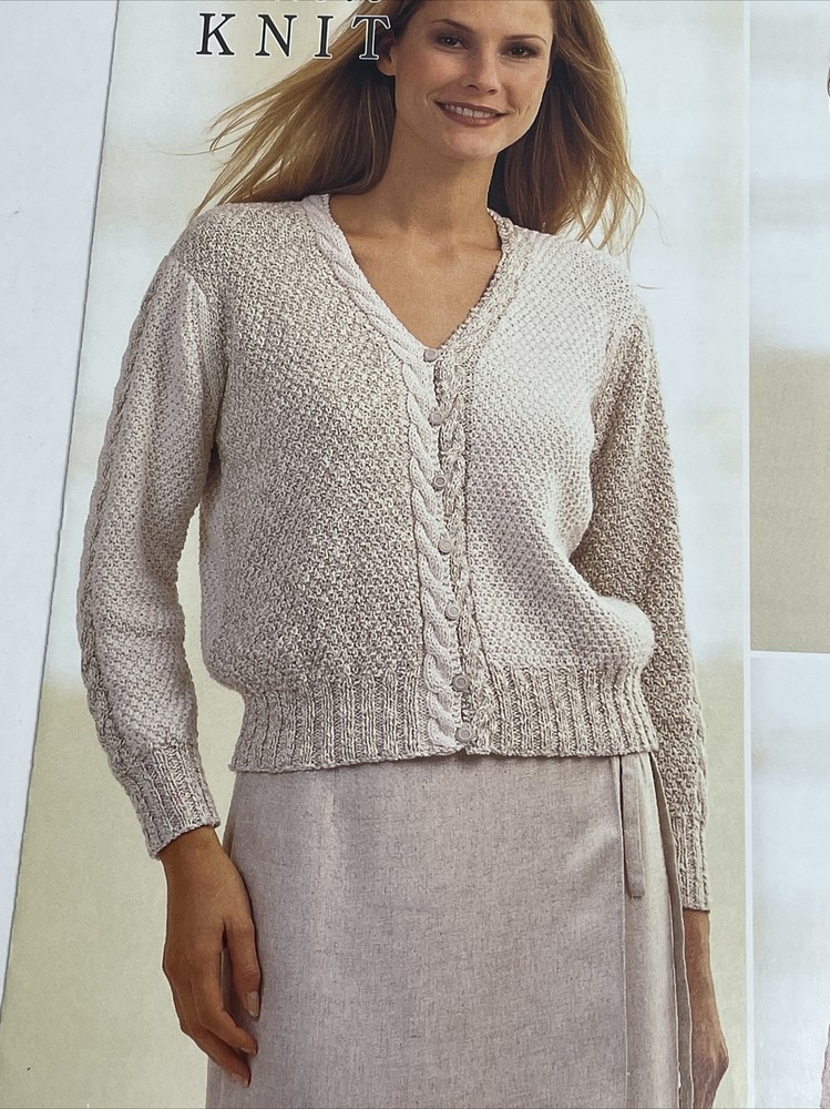 Carter & Parker Wendy Double Knit Sweater Knitting Pattern 4455